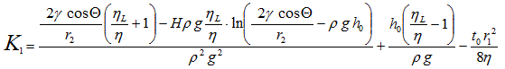 Die Gleichung wird einfacher bei "etaL=0"